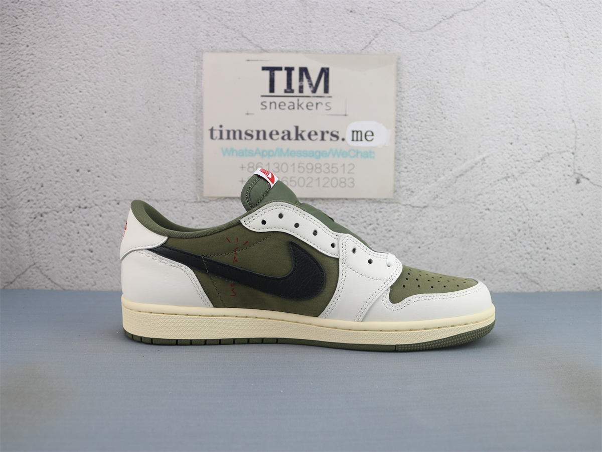LJR Batch Travis Scott x Air Jordan 1 Low OG Medium Olive DM7866-200